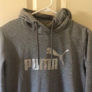 Gray Puma Hoodie